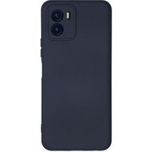 Newface Vivo Y15S Kılıf Nano Içi Kadife  Silikon - Lacivert