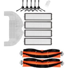 Ana Yan Fırça Filtre Paspas Bezi ve Toz Torbası Yedek Kitleri Bot Z10 Pro L10 Plus Robotik Elektrikli Süpürge Için