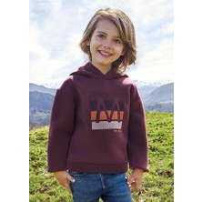 Mayoral Erkek Çocuk Kapüşonlu Sweatshirt Mor 4448