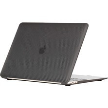 AktarMobile MacBook Air 13 2020 A2179 Uyumlu Kılıf Koruyucu Kapak Karbon Fiber Desenli Transpan Tasarım 13.3"