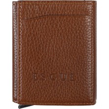 Esgue Miniwallet Kahverengi Deri Cüzdan Kartlık