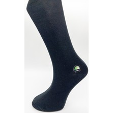 Ciho Socks Premium 6 Çift Bambu Dikişsiz Siyah-Koyu Lacivert-Füme Erkek Soket Çorap