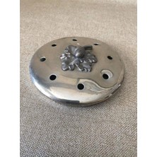 Hasyılmaz Fındık Motifli Gümüş Kaplama Delikli Kapak 12CM