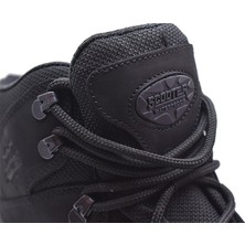 Scooter Erkek Postal Bot Düz Topuklu Rahat Tabanlı Siyah Kışlık Ayakkabı 42 Numara