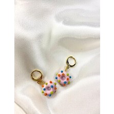 Sıne Accessory Donut Cam Boncuklu Küpe