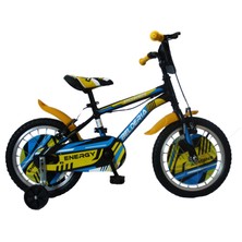 Belderıa Power 16" Jant Vitessiz V-Fren Siyah/sarı Çocuk Bisikleti