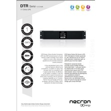 Necron Dt Serisi 3kva/3kw Rack Tipi Onlıne Ups 1faz/1faz Kesintisiz Güç Kaynağı Kgk