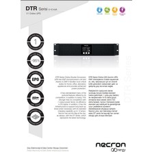 Necron DTR Serisi 6kva/6kw Rack Tipi Onlıne Ups 1faz/1fazkesintisiz Güç Kaynağı Kgk