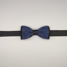 Tedz Collection Mordino Mavi Noktalı Siyah Çocuk Papyon
