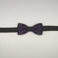 Tedz Collection Mordino Mor Halkalı Siyah Çocuk Papyon