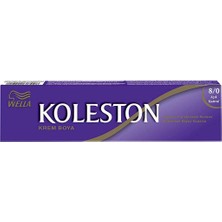 Wella Koleston Tüp Boya 50 Ml - 8.0 Açık Kumral + 30 Vol Oksidan Peroksit