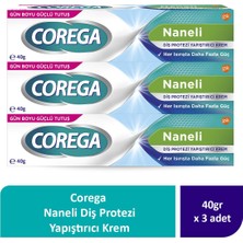 Corega Süper Protez Yapıştırıcı Krem 40 gr X3 Adet