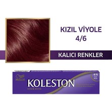 Wella Koleston Tüp Boya 50 Ml - 4.6 Kızıl Viyole 3 Adet