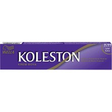 Wella Koleston Tüp Boya 50 Ml - 7.77 Işıltılı Kahve + 20 Vol Oksidan Peroksit