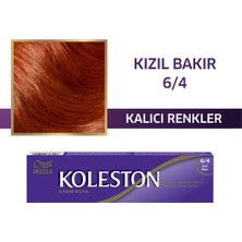 Wella Koleston Tüp Boya 50 Ml - 6.4 Kızıl Bakır + 20 Vol Oksidan Peroksit