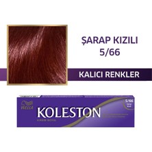 Wella Koleston Tüp Boya 50 Ml - 5.66 Şarap Kızılı + 20 Vol Oksidan Peroksit