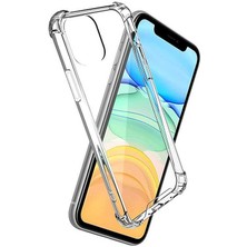 Case 4U Apple iPhone 14 Pro Kılıf Darbe Emici Anti Shock Arka Kapak Şeffaf