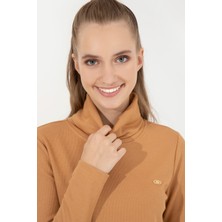 U.S. Polo Assn. Kadın Camel Sweatshirt 50256506-VR015