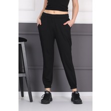 Westbound Kadın Paça Lastikli Siyah Eşofman Altı