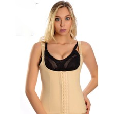 İnce Yaşam Askılı Latex Bel ve Göbek Korse Ten