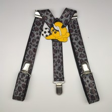Tedz Collection Mordino Simli Leopar Futbolcu Çocuk Pantolon Askısı