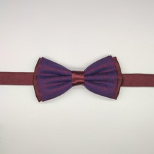 Tedz Collection Mordino Bordo Mavi Nikah Papyon Karışık Desenli Yumuşak Kumaşla Şıklık Sunar