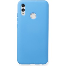 Newface Huawei P Smart 2019 Kılıf Nano Içi Kadife  Silikon - Mavi