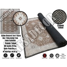 Nesa_Decor Aztek Kalender Ahşap Motifli Lüks Halı & Oturma Odası, Stüdyo, Antika Dükkanı Halısı