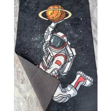 Nesa_Decor Astronot Figürlü Dekoratif Genç Odası Halısı & Hd Kalite Baskı Halı