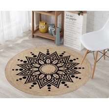 Nesa_Decor Mandala Sanatı Lüks Dekoratif Hd Kalite Dijital Baskı Halı