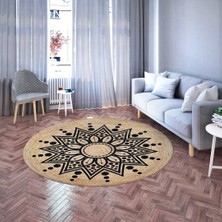 Nesa_Decor Mandala Sanatı Lüks Dekoratif Hd Kalite Dijital Baskı Halı