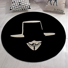 Nesa_Decor Vforvendetta Dekoratif Film, Sinema Odası Halısı