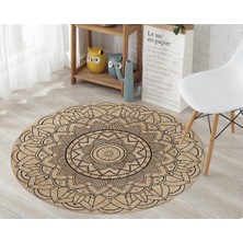 Nesa_Decor Mandala Motif Dekoratif Hd Kalite Baskı Halı