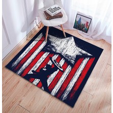 Nesa_Decor Kaptan Amerika Dekoratif Genç Odası & Sinema, Film Odası Halısı