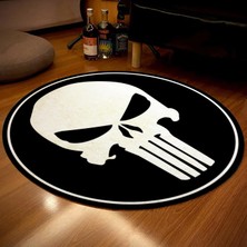 Nesa_Decor The Punisher 3D Gamer Baskı Halı & Film Sinema Odası Halısı