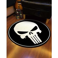 Nesa_Decor The Punisher 3D Gamer Baskı Halı & Film Sinema Odası Halısı
