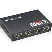 BK Teknoloji HDMI Çoklayıcı 1 Giriş 4 Çıkışlı 1080P 3D HDMI Splitter