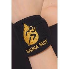 Sauna Suit Unisex Spor Egitimi Egzersizleri Icin Bilek Bandı Ayarlanabilir Cırtlı