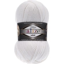 Alize Superlana Midi 55 Beyaz   5 Adet