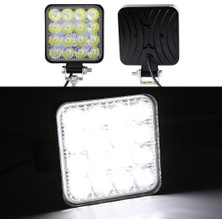 Hubstein Offroad Sis Farı 16 LED 48 Wat Çalışma Lambası