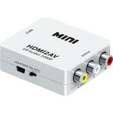 BK Teknoloji HDMI2AV 1080P Hd Video Adaptörü HDMI To Rca Av Dönüştürücü