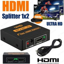 BK Teknoloji HDMI Çoklayıcı 1 Giriş 2 Çıkış UHD 4KX2K 3D HDMI Splitter