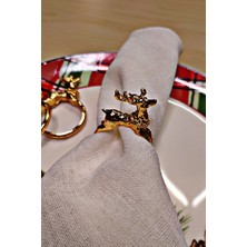 Ayybuu Peçete Halkası Gold Geyik Figürlü
