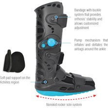 Aurafix Air Walking Boot Uzun Ortopedik Havalı Bot Ayak Bileği Ortezi Stabilizasyon