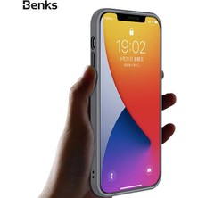 Benks Apple iPhone 12 Pro Kılıf Arkası Mat Buzlu Benks Hybrid Kapak