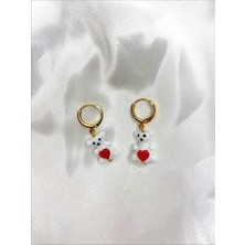 Sıne Accessory Ayıcık Cam Küpe