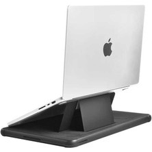 Wiwu Apple Macbook 14.2 2021 Wiwu Defender Stand Case Taşınabilir Standlı Magnetik Pu Laptop Çantası