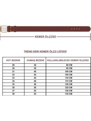 Trend Deri  Bez Kemer Süper Yumuşak