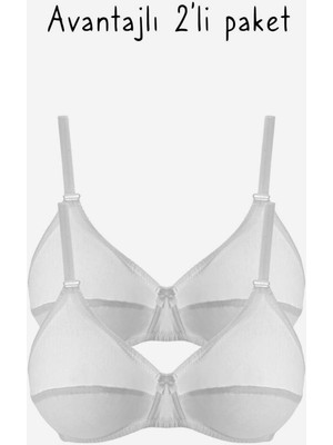 Ayyıldız 556 Beyaz Sütyen 2li Paket