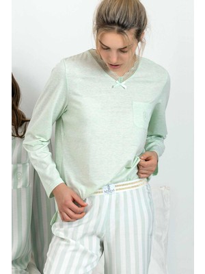 Ayyıldız 54107 Yeşil Pijama Takımı
